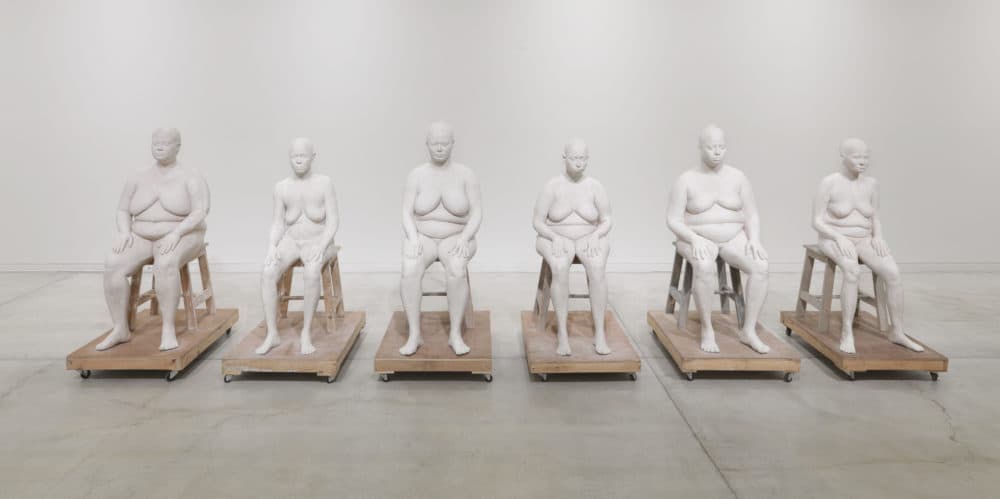 Bharti Kher's &quot;Six Women.&quot; (Courtesy Isabella Stewart Gardner Museum)