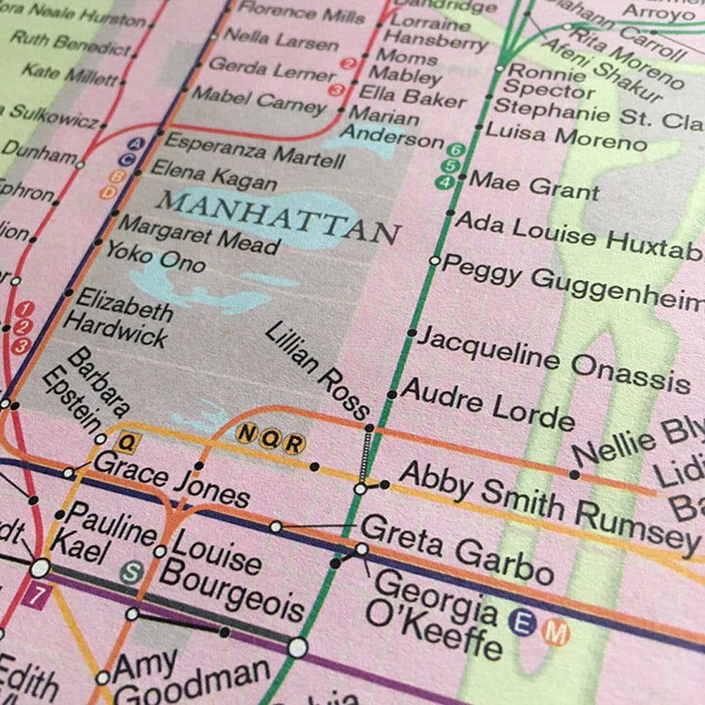 The &quot;City of Women&quot; 2.0 map. (Courtesy of Joshua Jelly-Schapiro)