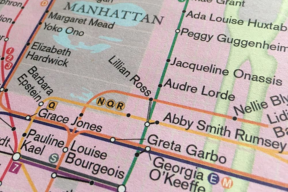 The "City of Women" 2.0 map. (Courtesy of Joshua Jelly-Schapiro)