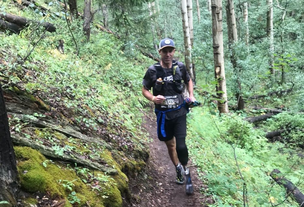 Ultrarunner Dave Mackey lost one of his legs after a tragic accident in 2015. (Emma Roca)