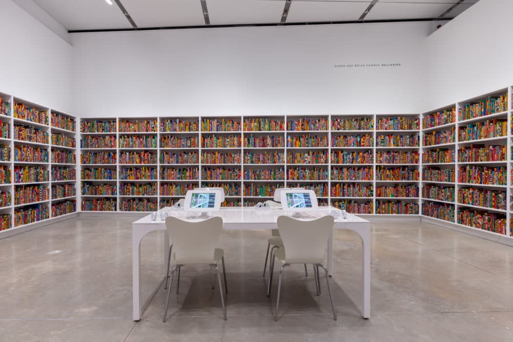 Yinka Shonibare CBE, &quot;The American Library&quot; (Courtesy Mel Taing)