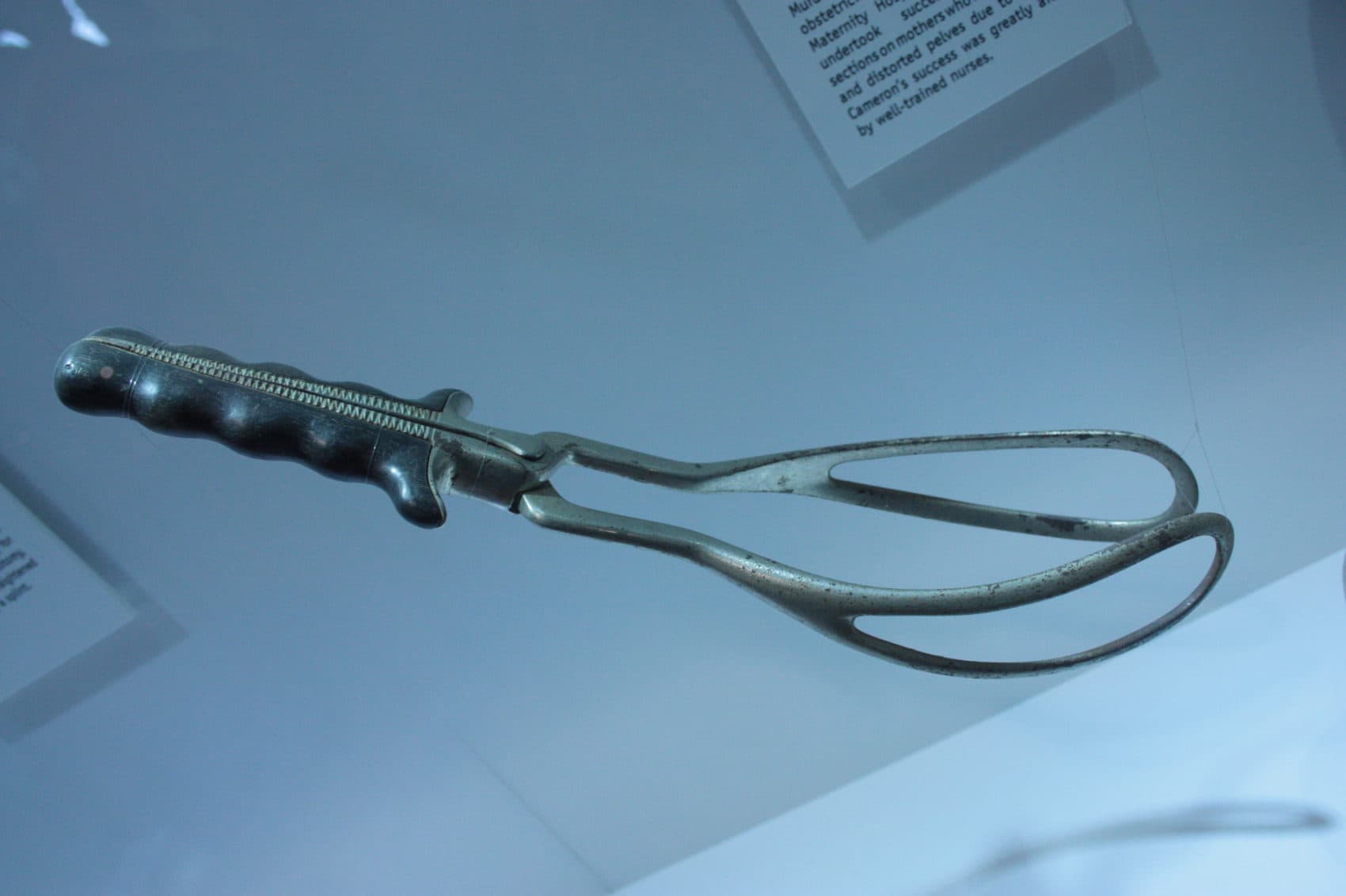 James Young Simpson's Caesarian forceps, Hunterian Museum, Glasgow (Courtesy Stephencdickson/Wikipedia)