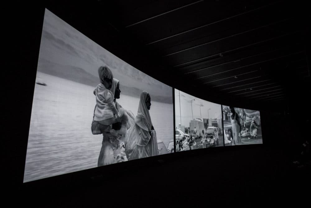 Richard Mosse, &quot;Incoming,&quot; 2014-2017. (Courtesy the artist; Jack Shainman Gallery, New York; and carlier | gebauer, Berlin)