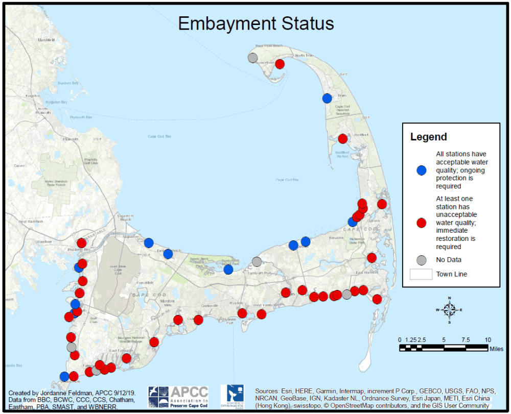 State of the Cape's coastal embayments (Courtesy APCC)
