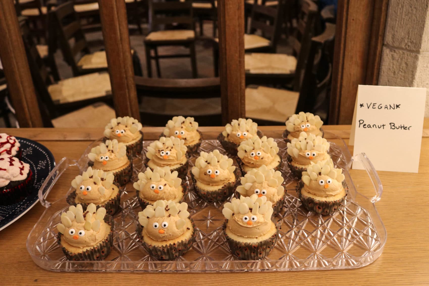 Cupcakes at the death cafe at Mount Auburn Cemetery (Olivia Deng for WBUR)