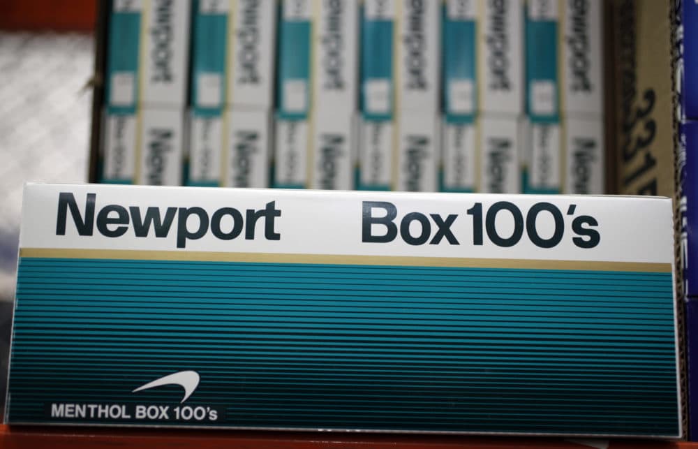 Newport cigarettes are seen on display at a Costco store. (Paul Sakuma/AP)