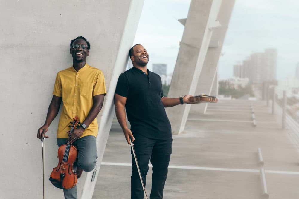 Hip-hop duo Black Violin's new album is called &quot;Take The Stairs.&quot; (Mark Clennon)