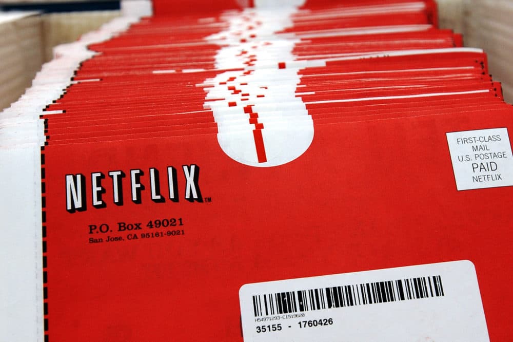 Packages of DVDs await shipment at the Netflix.com headquarters January 29, 2002 in San Jose, Calif. (Justin Sullivan/Getty Images)