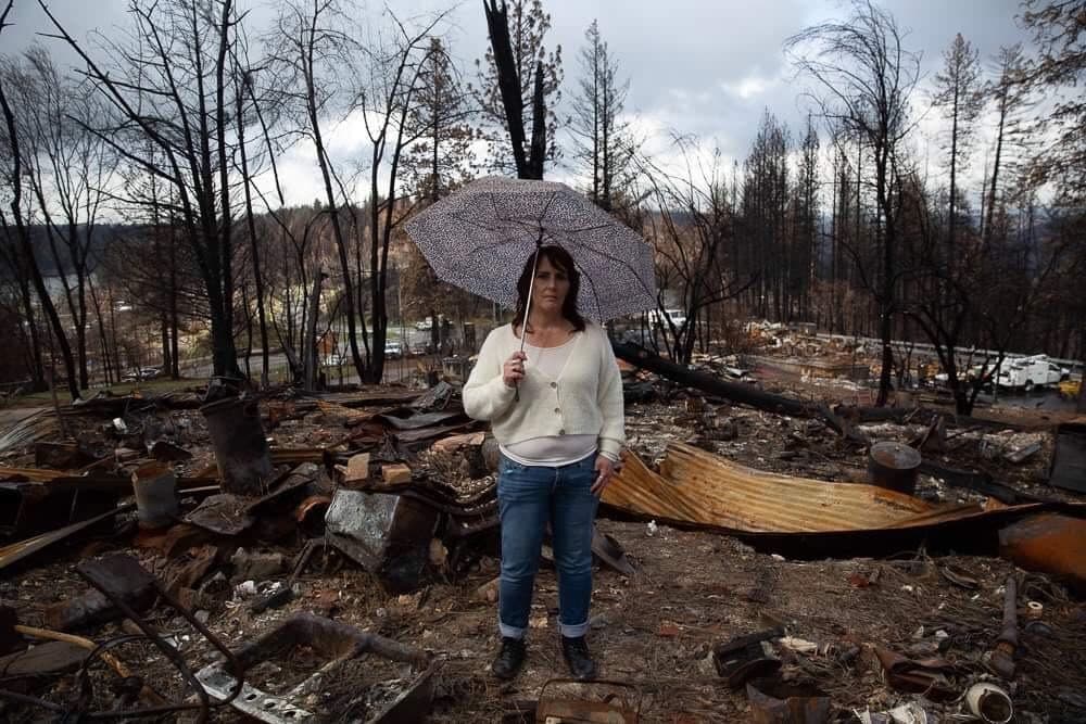 Skye Sedwick lost her father in the Camp Fire. (Photo by Allen Myers)