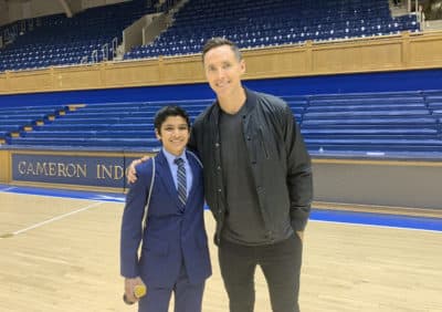 Global Kid Media with former NBA star Steve Nash. (Courtesy Vipul Gupta)