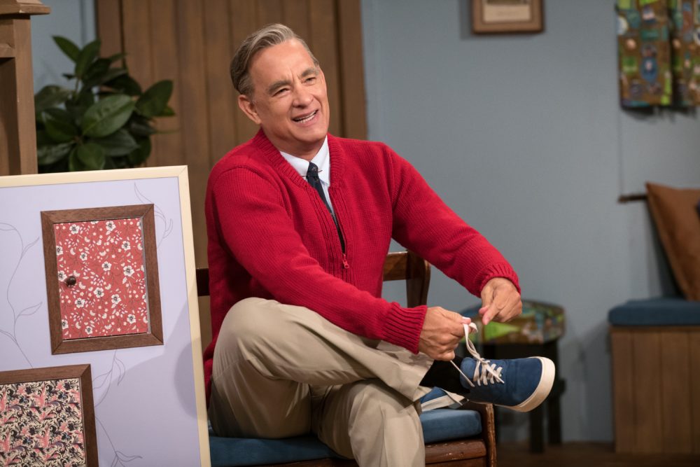 Tom Hanks stars as Mister Rogers in &quot;A Beautiful Day in the Neighborhood.&quot; (Courtesy Lacey Terrell/Sony Pictures)