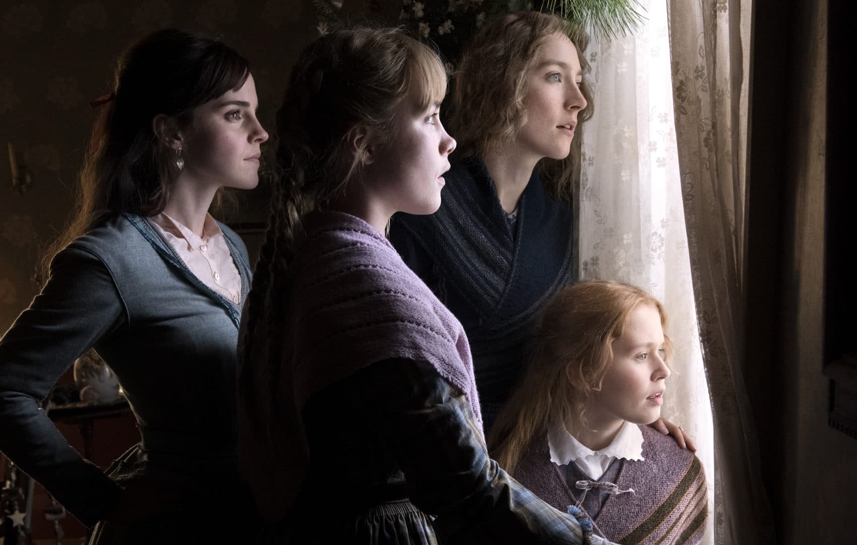 Emma Watson, Saoirse Ronan, Eliza Scanlen and Florence Pugh in &quot;Little Women.&quot; (Courtesy Wilson Webb/CTMG)