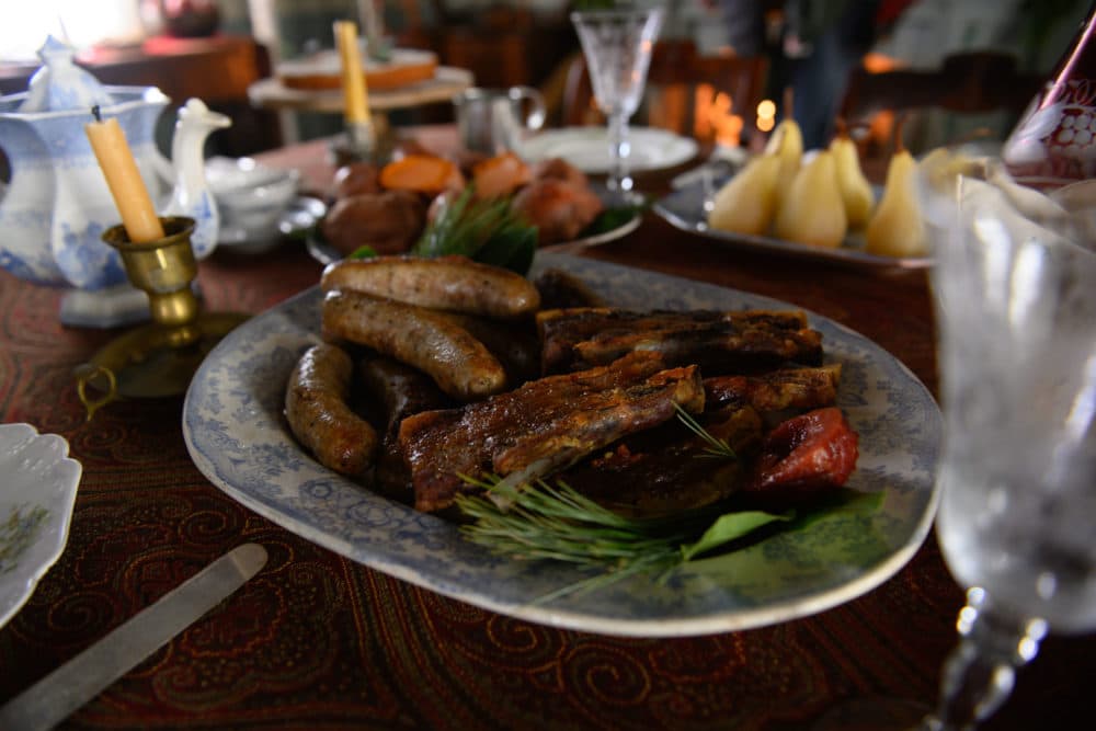 Food on the set of &quot;Little Women.&quot; (Courtesy)