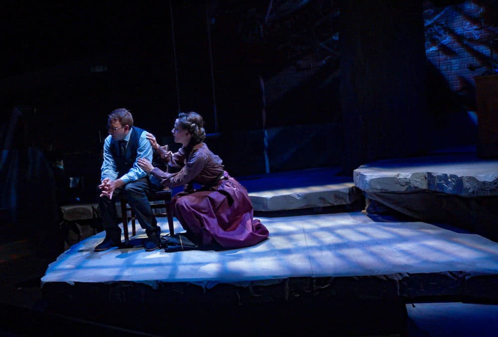 Phil Tayler as Leo Frank and Haley K. Clay as Lucille Frank in &quot;Parade.&quot; (Courtesy Sharman Altshuler)
