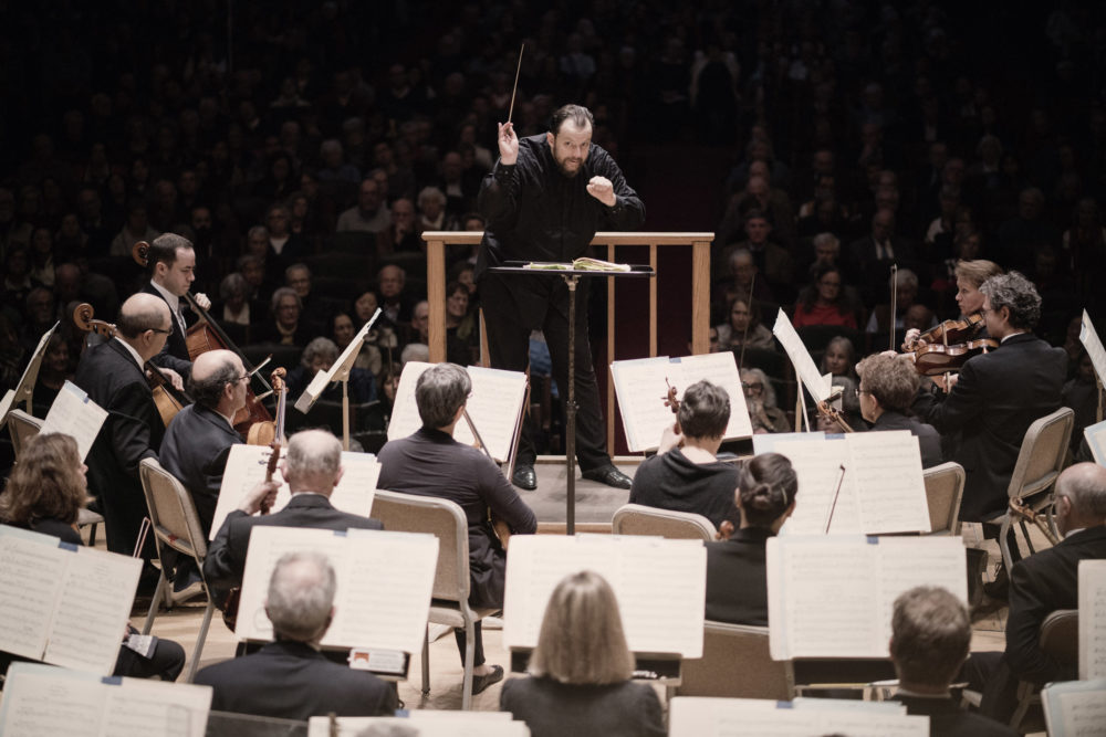 Boston Symphony Orchestra conductor Andris Nelsons. (Courtesy Marco Borggreve/BSO)