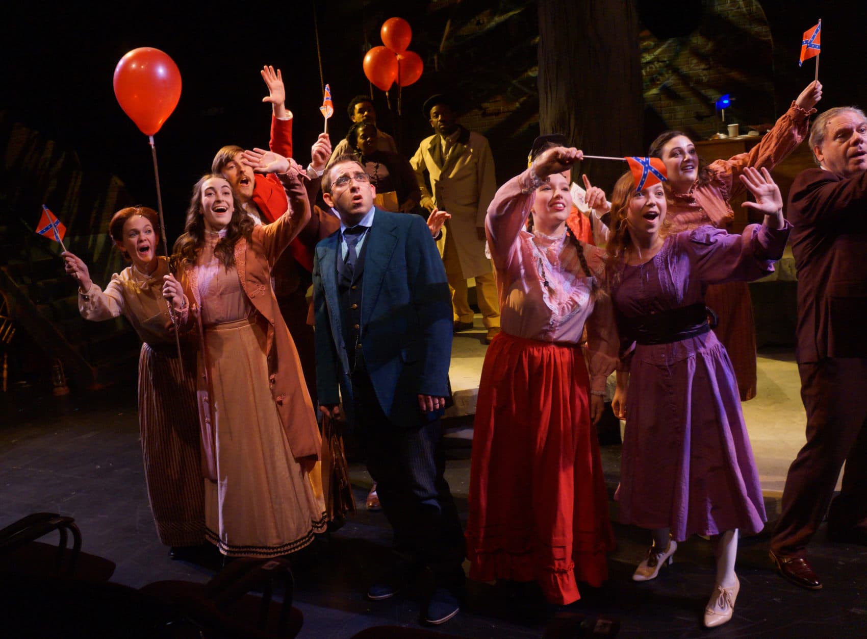 The cast of the Moonbox Productions' staging of "Parade." (Courtesy Sharman Altshuler)