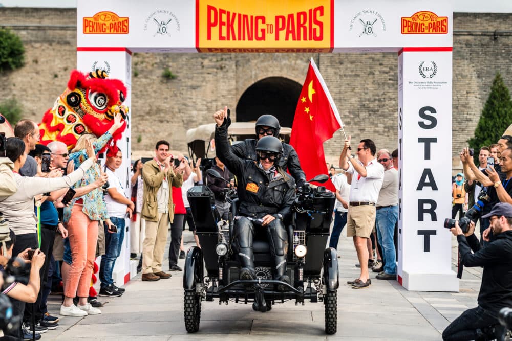 The 2019 rally began at the Great Wall of China near Beijing. (Gerard Brown)