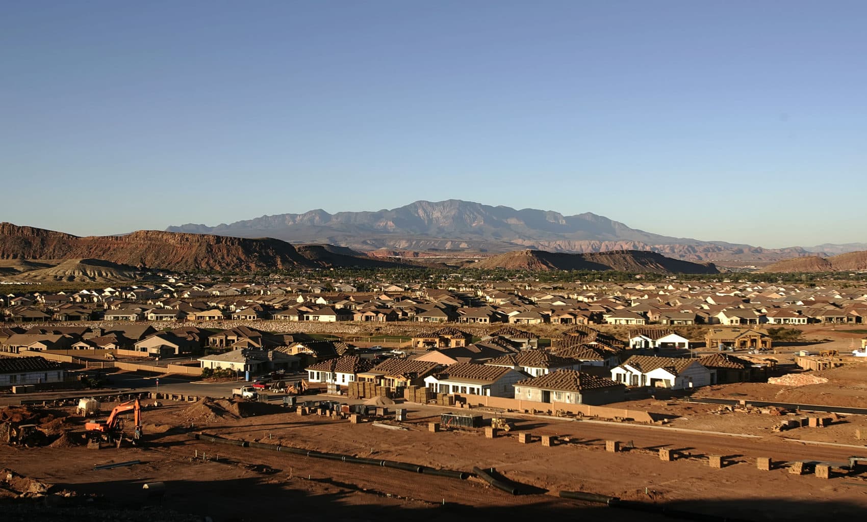 In Utah, lawmakers are considering a plan to help avoid reaching an affordable housing breaking point. (George Frey/Getty Images)