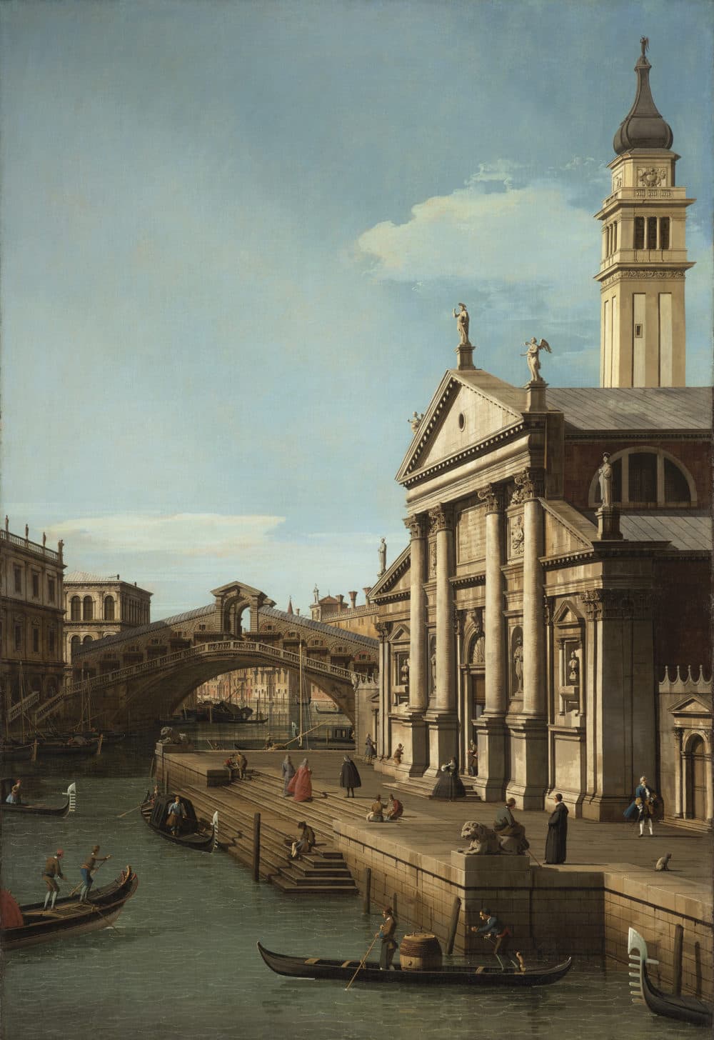 Capriccio: The Rialto Bridge and the Church of S. Giorgio Maggiore. (North Carolina Museum of Art)