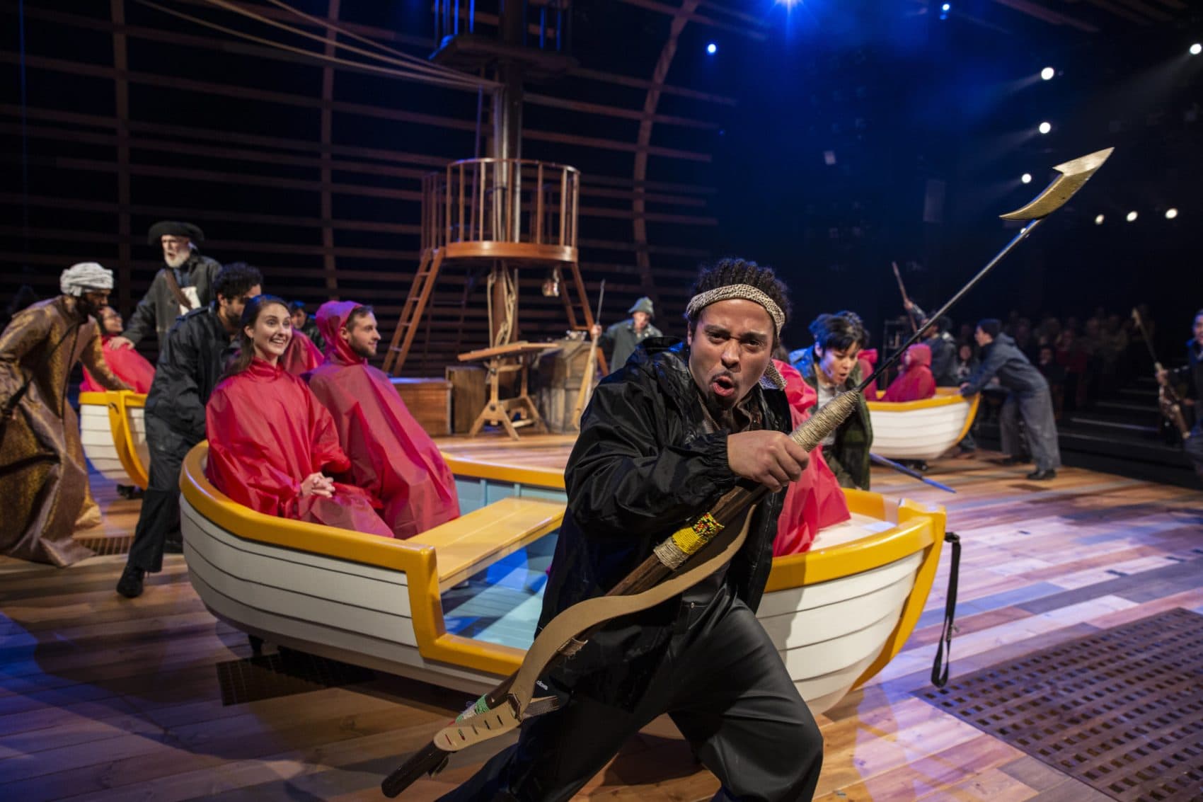 J.D. Mollison as Daggoo in "Moby-Dick." (Courtesy Maria Baranova)