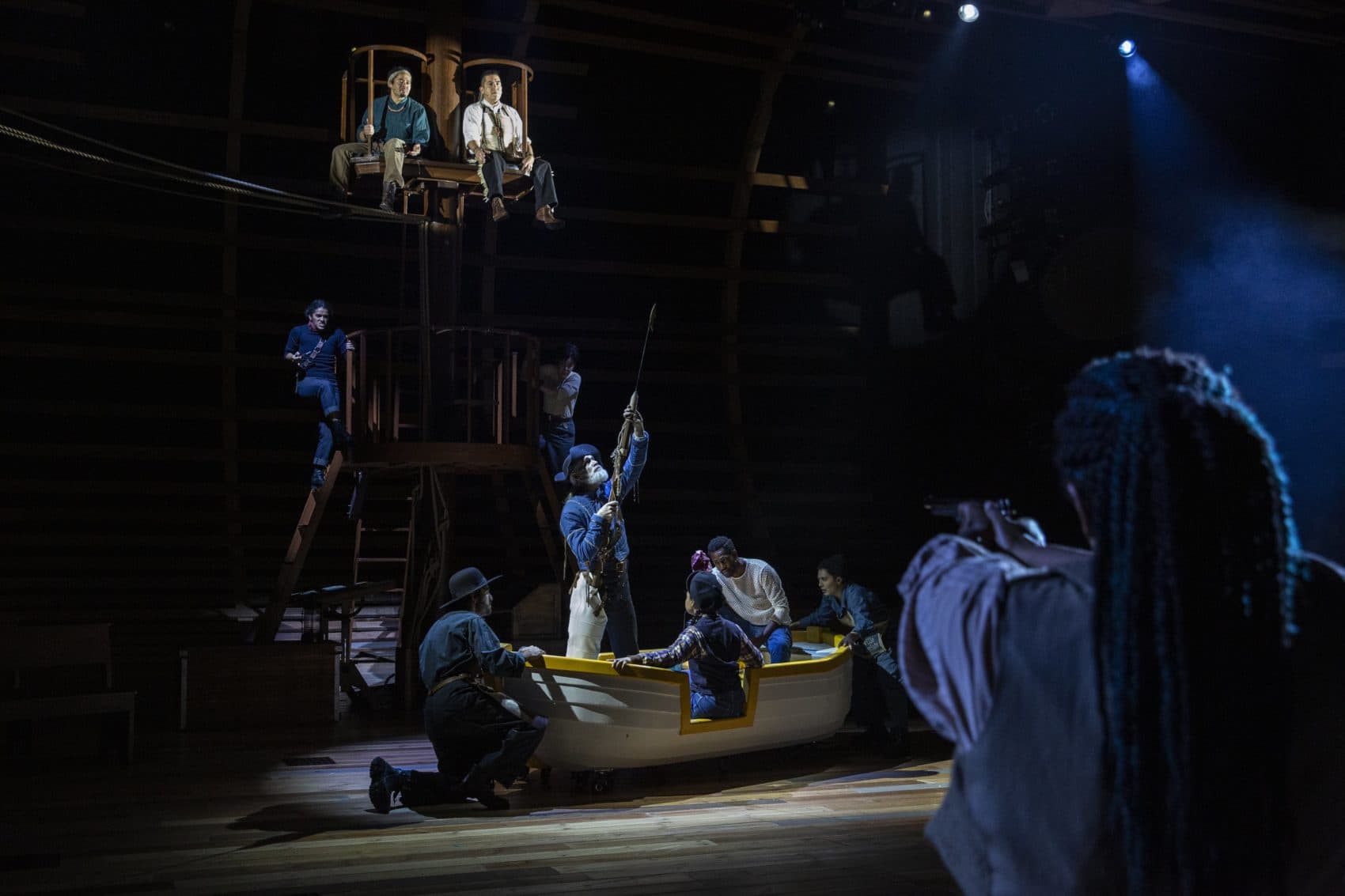 Members of the cast of "Moby-Dick" at the American Repertory Theater (Courtesy Maria Baranova)