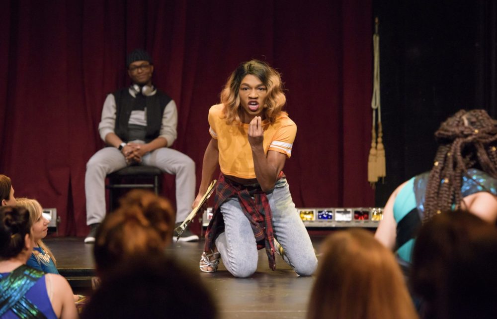 Dev Blair in Company One Theatre's "Wig Out!" (Courtesy Liza Voll Photography)