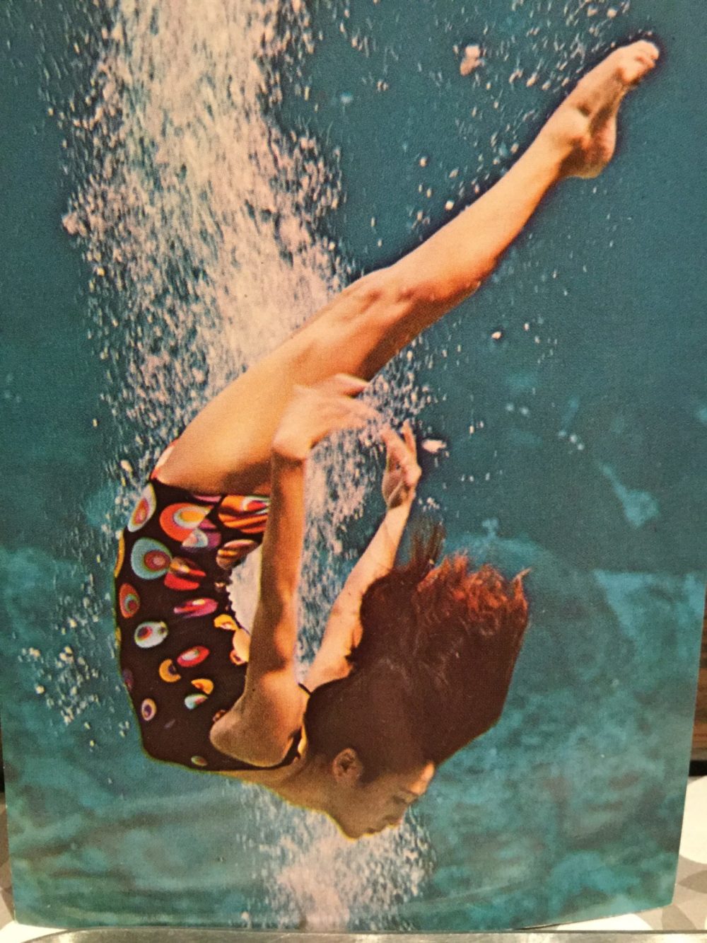 The author's mother, Shinko Wheeler, during her time as a Weeki Wachee mermaid in 1972. (Courtesy)