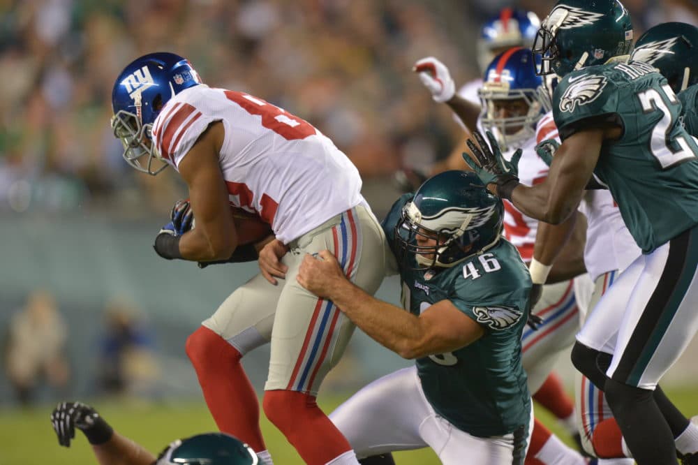 Jon Dorenbos made two Pro Bowls whle with the Eagles. (Drew Hallowell/Philadelphia Eagles/Getty Images/Courtesy Jon Dorenbos)