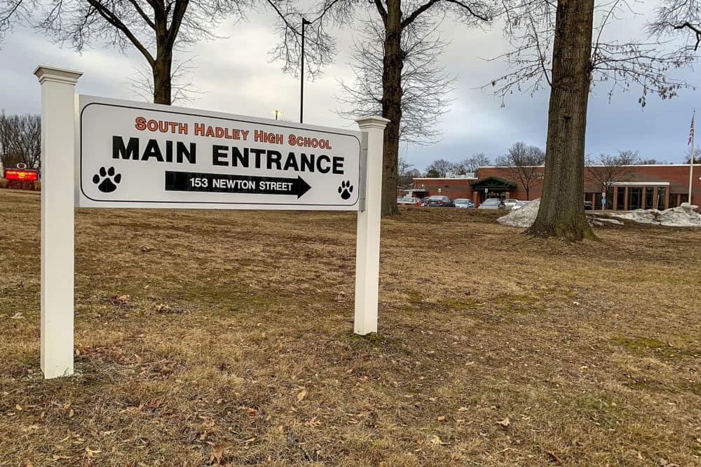 South Hadley High School. (Carrie Jung/WBUR)