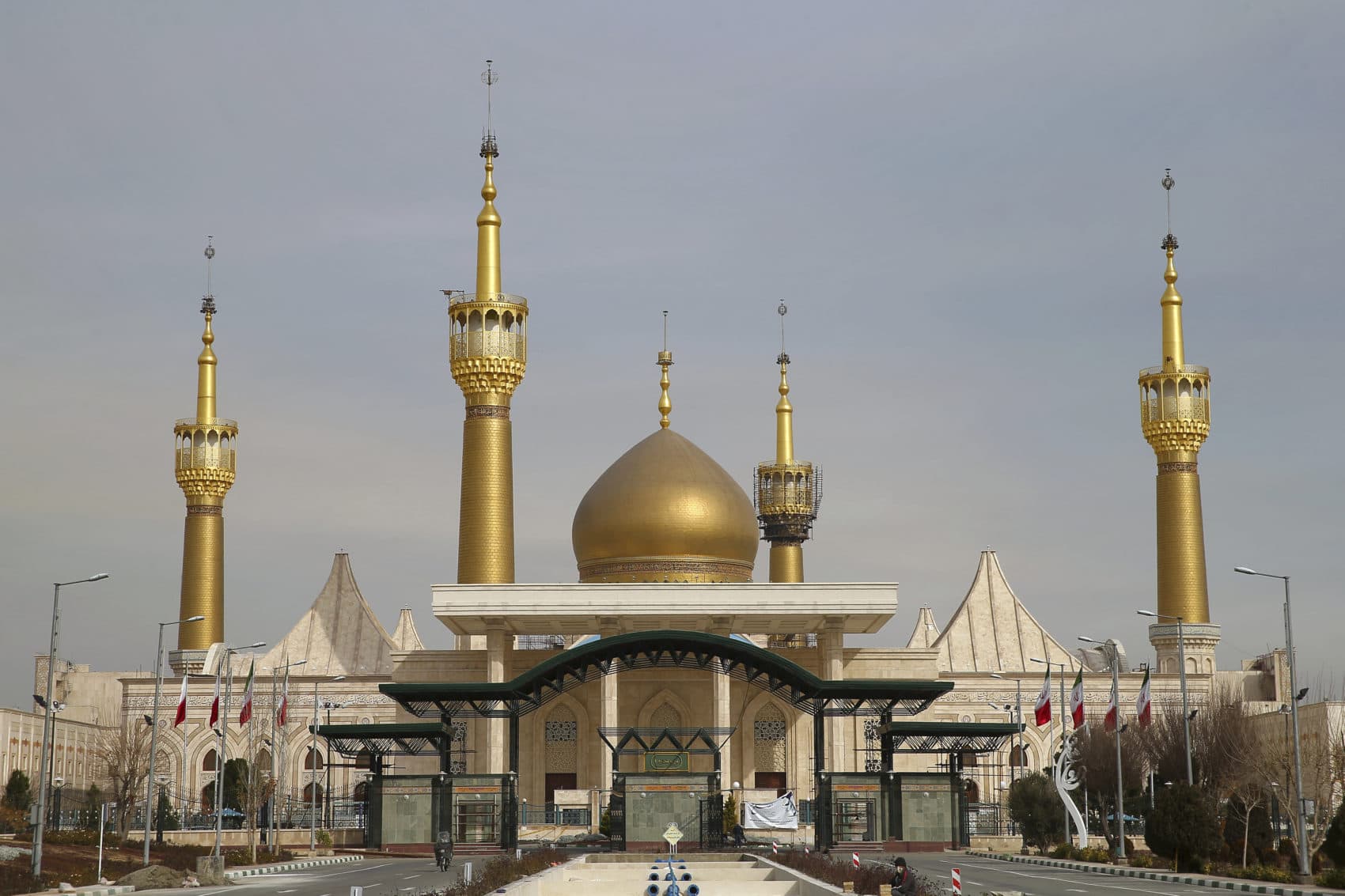 The shrine of Iran's revolutionary founder Ayatollah Khomeini is seen, just outside of Tehran, Iran. (Ebrahim Noroozi/AP)
