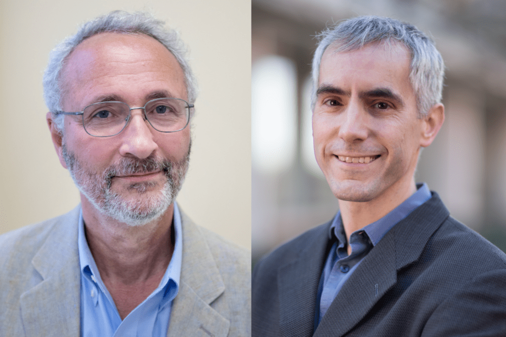 Professors Joseph Piven (left) and Mark Zylka of the University of North Carolina at Chapel Hill. (Courtesy of the UNC School of Medicine)