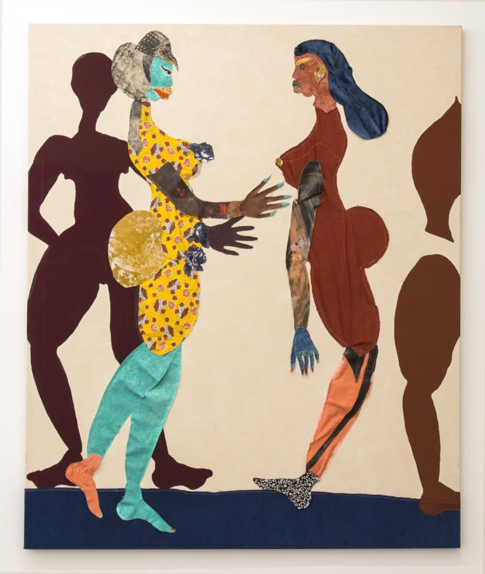 Tschabalala Self, &quot;Out of Body,&quot; 2015. (Courtesy of the artist and the ICA) 