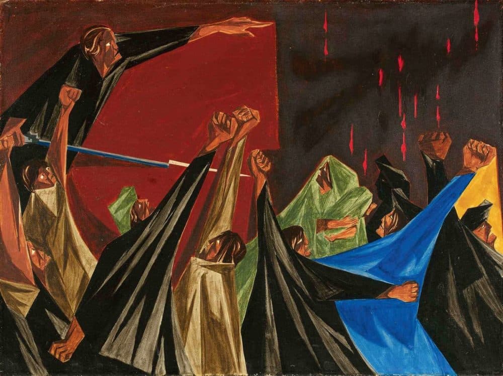 A painting by Jacob Lawrence. (Courtesy Bob Packert/PEM)