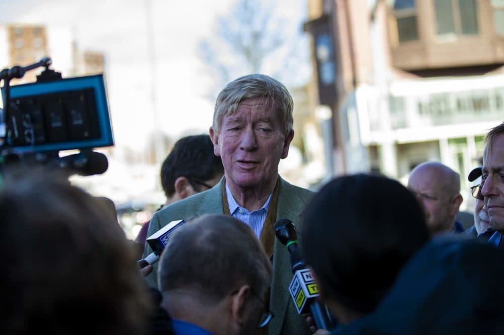 Presidential candidate and former Mass. Gov. Bill Weld. (Jesse Costa/WBUR)