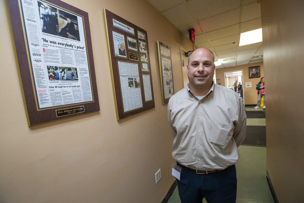 John Yazwinski, president and CEO of Father Bill's &amp; MainSpring. (Jesse Costa/WBUR)