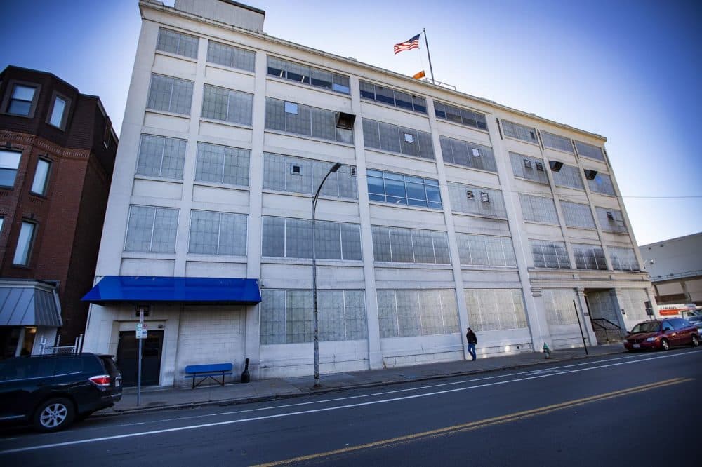 The Cambridge Brands manufacturing plant is the last survivor from the heyday of Confectioners Row. (Jesse Costa/WBUR)