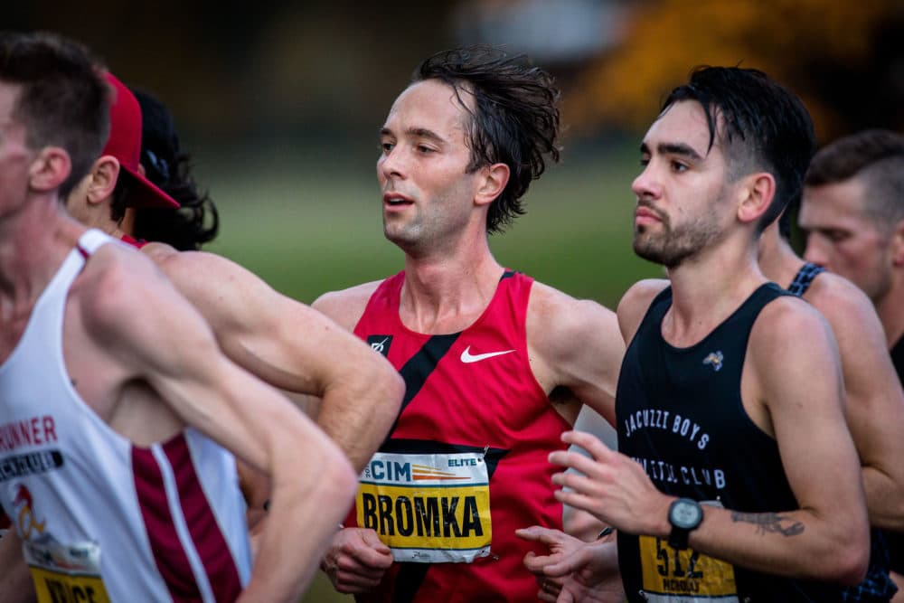 Peter ran his second Olympic Trials-qualifying attempt at the 2019 CIM. (Jody Bailey)