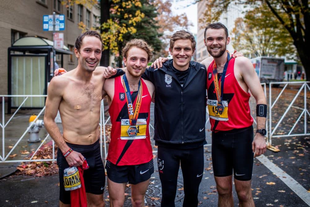 Peter Bromka and his teammates. (Jody Bailey)