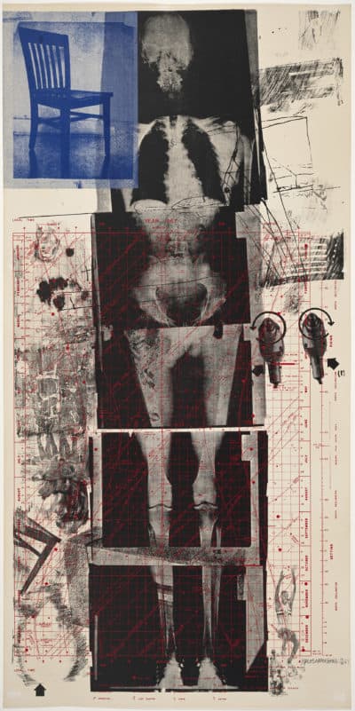 Robert Rauschenberg, “Booster,” 1967. (Courtesy Museum of Fine Arts, Boston)