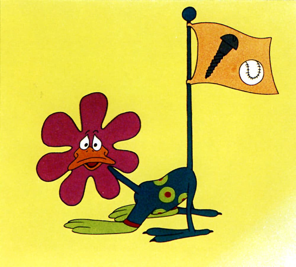 In “Duck Amuck” (1953), an off-screen animator messes with Daffy Duck’s sense of reality. Directed by Chuck Jones, it often tops critics all-time favorite animated shorts list. (Courtesy Brattle Theatre)