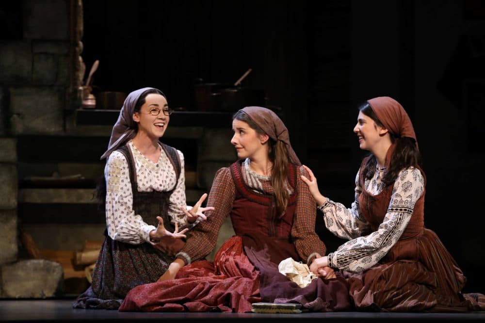 Natalie Anne Powers, Mel Weyn and Ruthy Froch in &quot;Fiddler on the Roof.&quot; (Courtesy Joan Marcus)