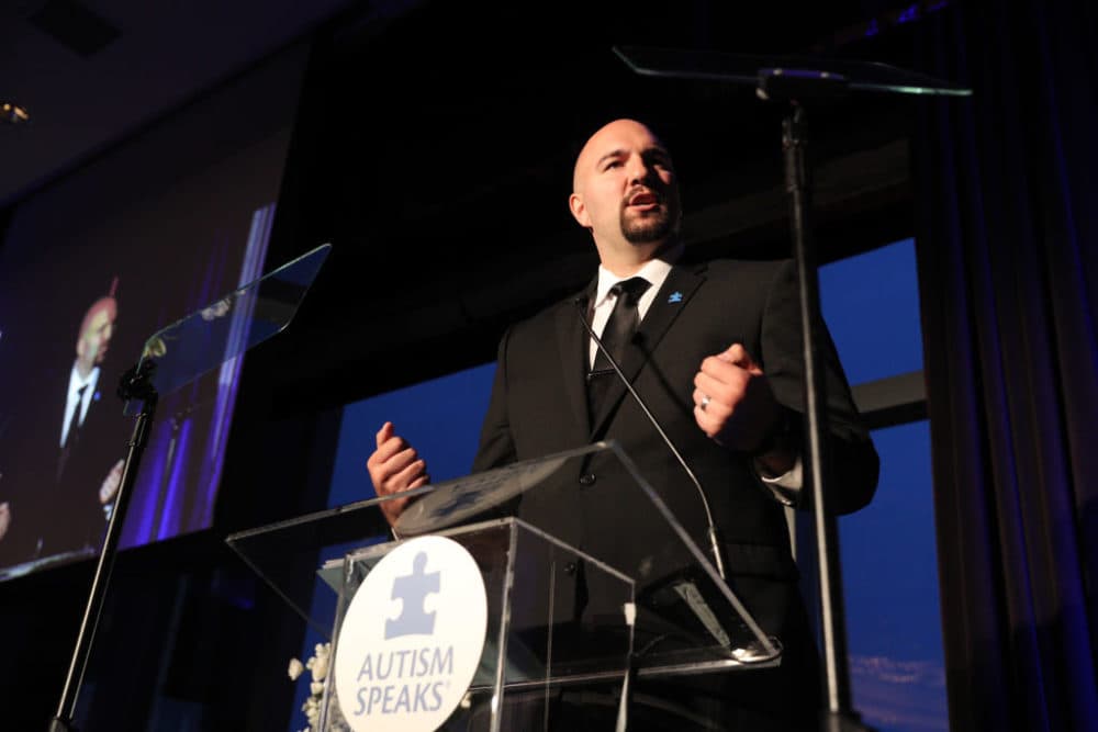 Anthony Ianni speaks at the Autism Speaks: Game Changers Gala 2017 in New York City. (Rob Kim/Getty Images for Autism Speaks)
