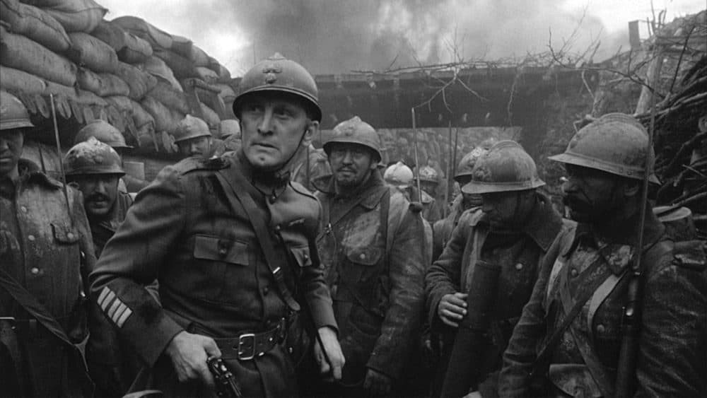 Kirk Douglas (foreground) in &quot;Paths of Glory.&quot; (Courtesy the Brattle Theatre)
