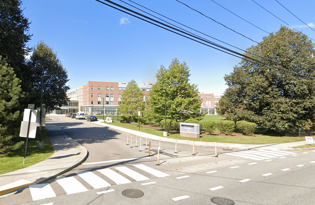 Newton North High School .(Screenshot via Google Maps)
