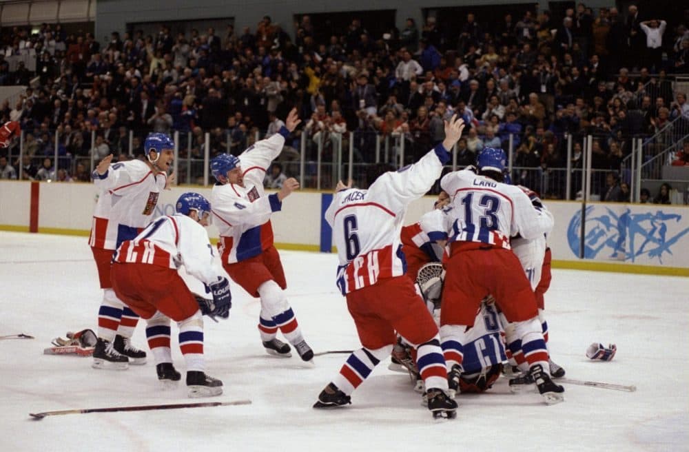 When the Czech Republic men's hockey team won the 1998 Olympics gold medal, there was a historic reason to celebrate. (Doug Pensinger/Getty Images)