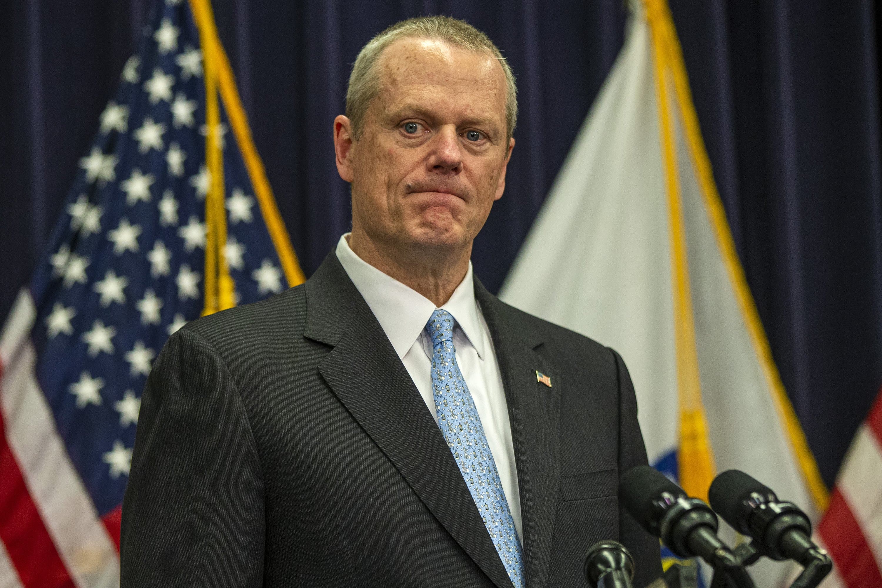 Gov. Charlie Baker. (Jesse Costa/WBUR)