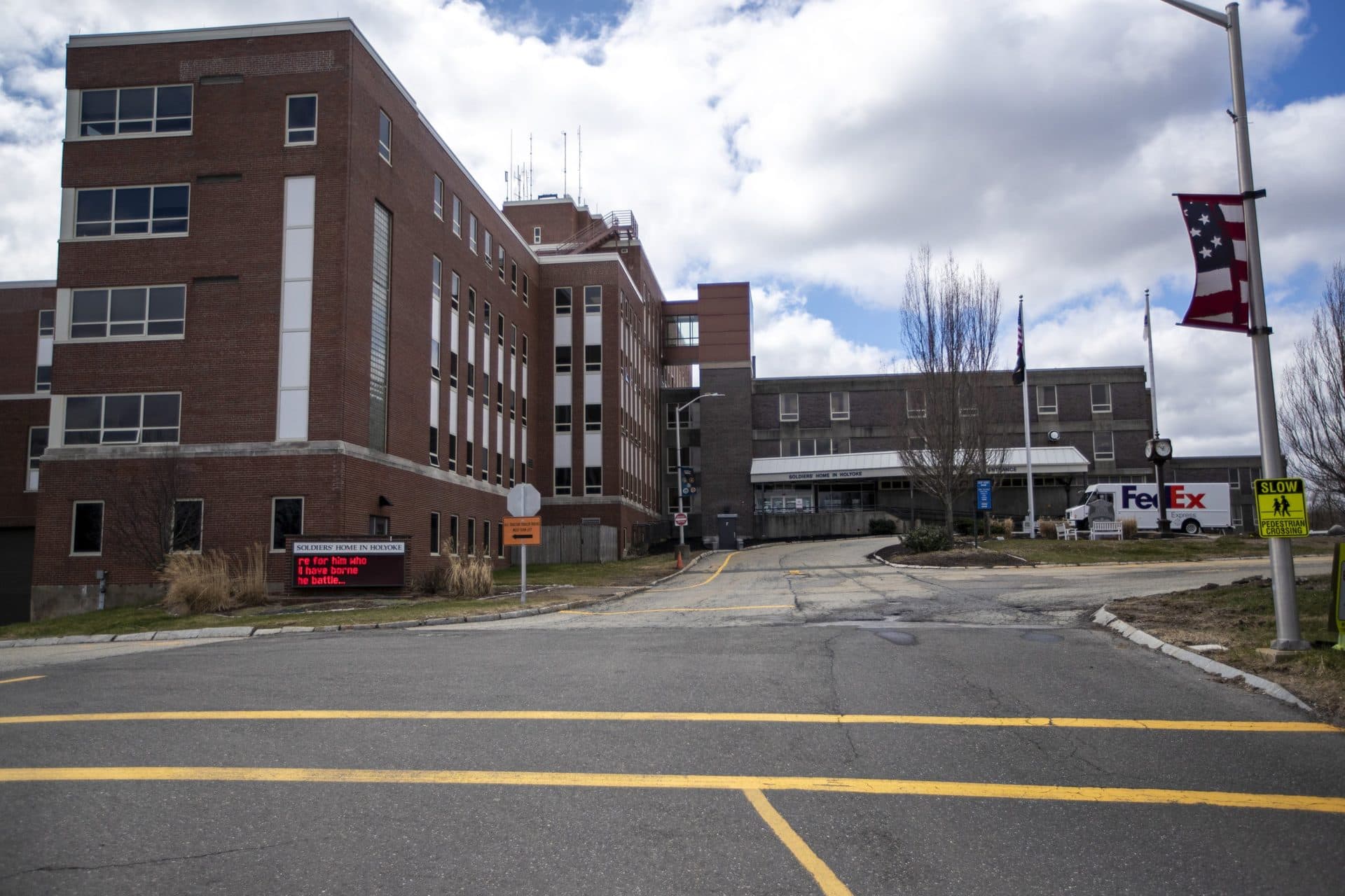 March 31: The Soldiers' Home in Holyoke. (Jesse Costa/WBUR)