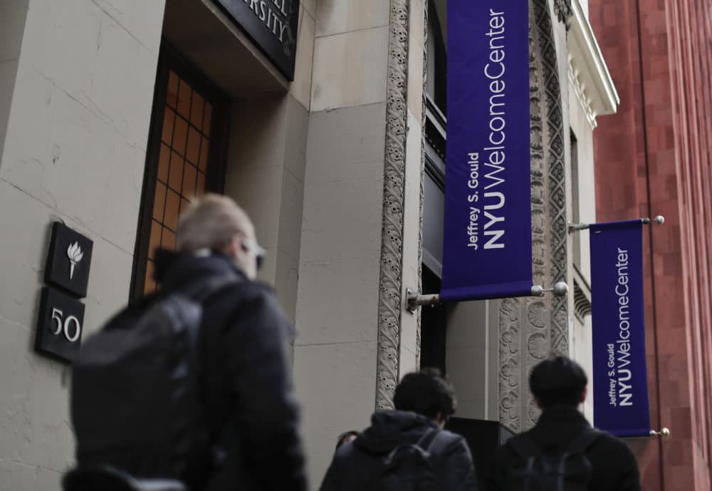 New York University sent a letter to its students this week saying they need to return from Spring Break to move out of their dorms immediately. (Julie Jacobson/AP)