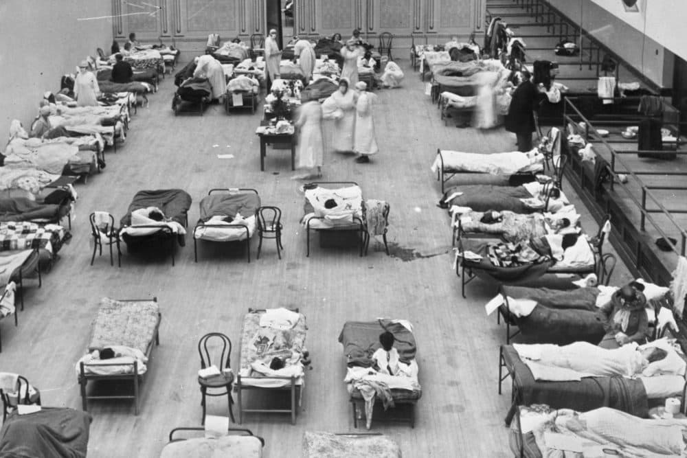 A group of researchers in the U.S. say they're close to releasing a treatment that could help patients infected with the coronavirus. It's one that was used successfully during the flu pandemic on 1918. (Edward A. &quot;Doc&quot; Rogers/Library of Congress via AP)