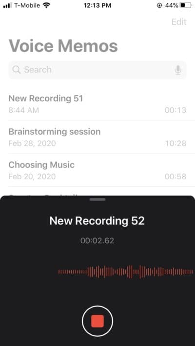 How to Record a Voice Memo